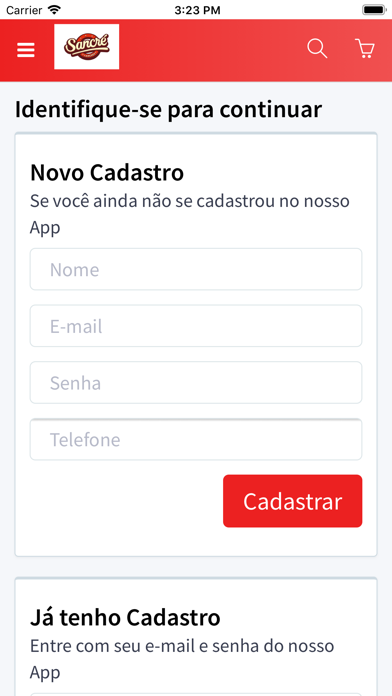 Sancré Lanches screenshot