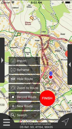 Screenshot von Lake District Maps Offline auf dem iPhone 6