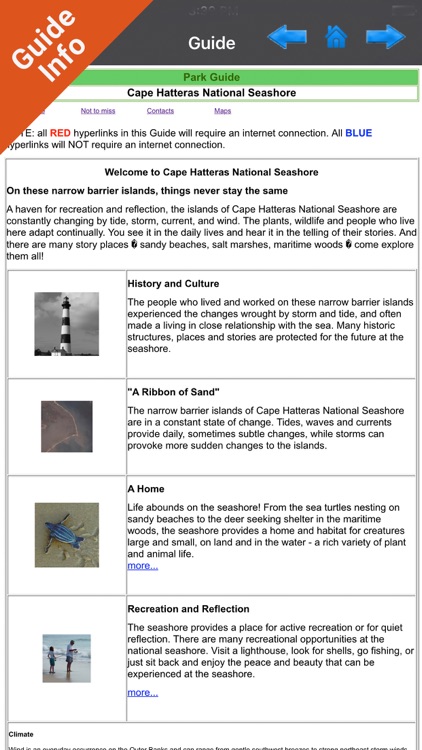 Cape Hatteras seashore charts screenshot-3