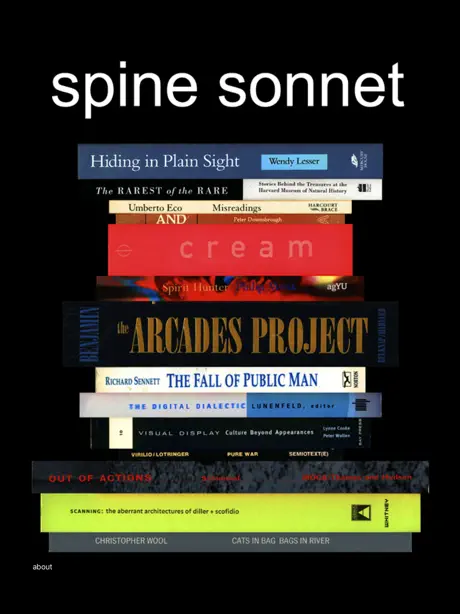 Spine Sonnet