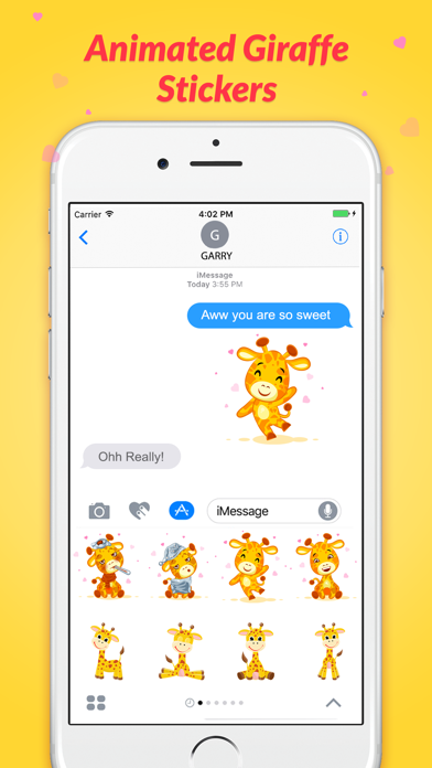 How to cancel & delete Mutant Giraffes Animated Emoji from iphone & ipad 4
