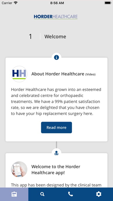 Horder Healthcare Orthopaedics screenshot 2