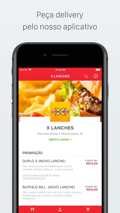 X Lanches Sergipe Delivery