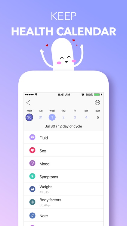 Lady Bell - My Period Tracker screenshot-4