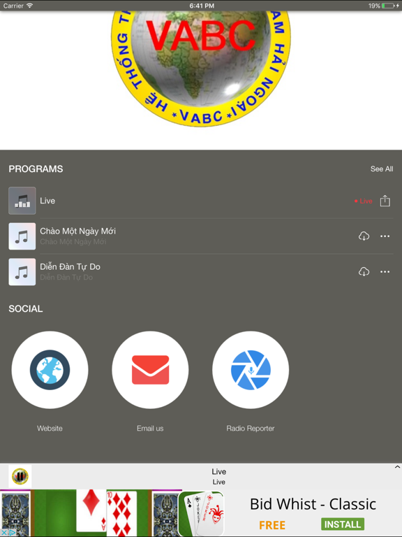 Screenshot #6 pour Radio Viet Nam Hai Ngoai DC
