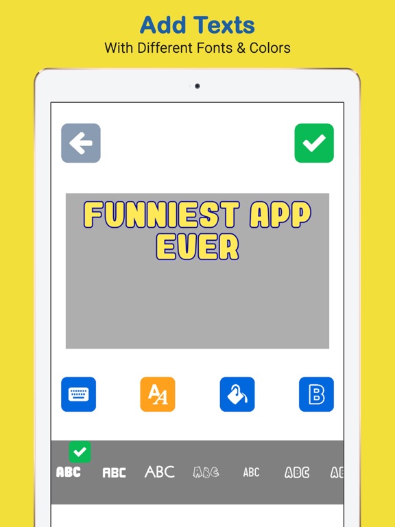 Epic Photo Stickers Toon Blitz iPad screenshot 8 - Photo & Video app