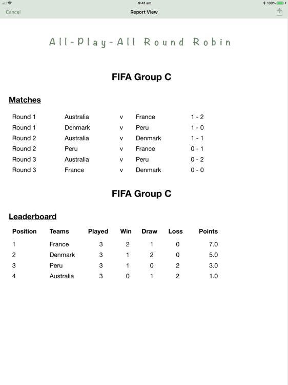All-Play-All Round Robin screenshot-8