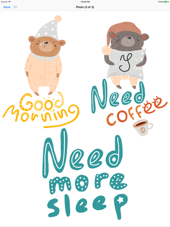 Screenshot #5 pour Good Night & Morning Stickers