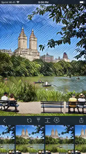 Capture d'écran de Visionist sur iPhone 2