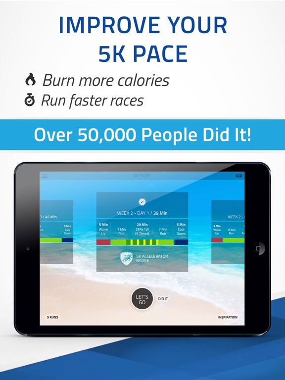 Screenshot #4 pour Pacer 5K: run faster races