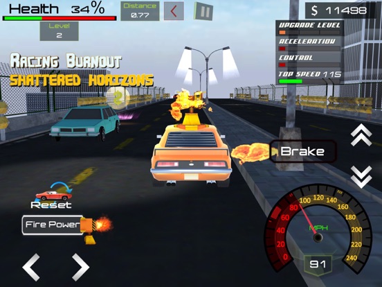 Racing Burnout iPad screenshot