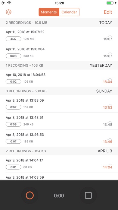 Voice Recorder ◉ Screenshots