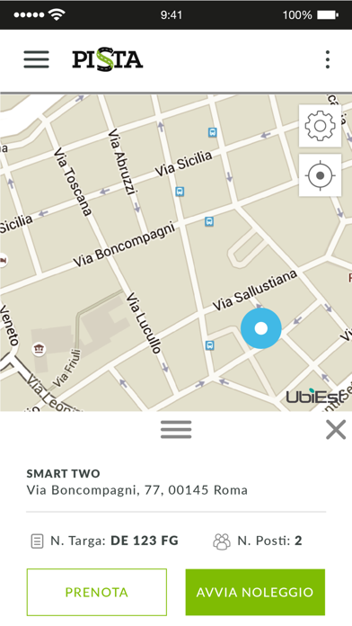 Screenshot #3 pour PISTA Car Sharing