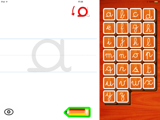 Screenshot #4 pour Lettres Cursives