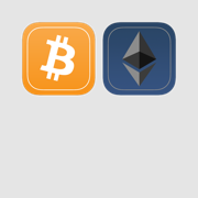 Bitcoin and Ethereum: Live Price on Badge, Alerts, Charts, Widget and Apple Watch App