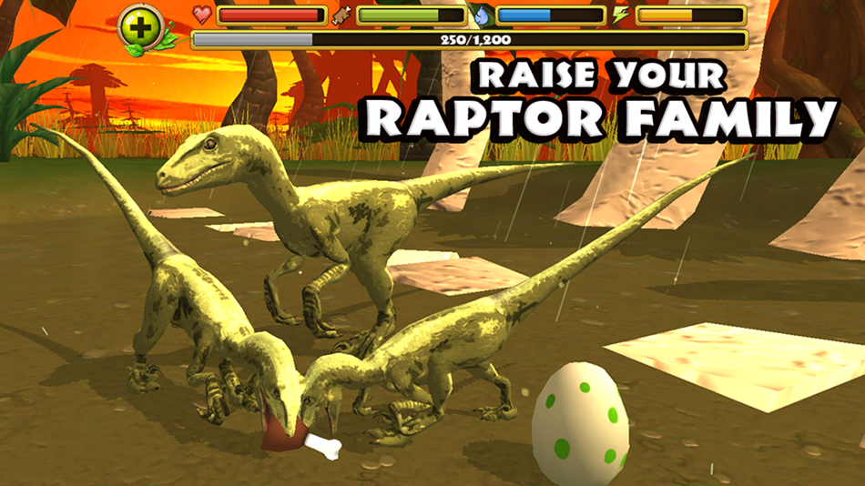 #3. Dino Simulator: Velociraptor (iOS) 由: Gluten Free Games