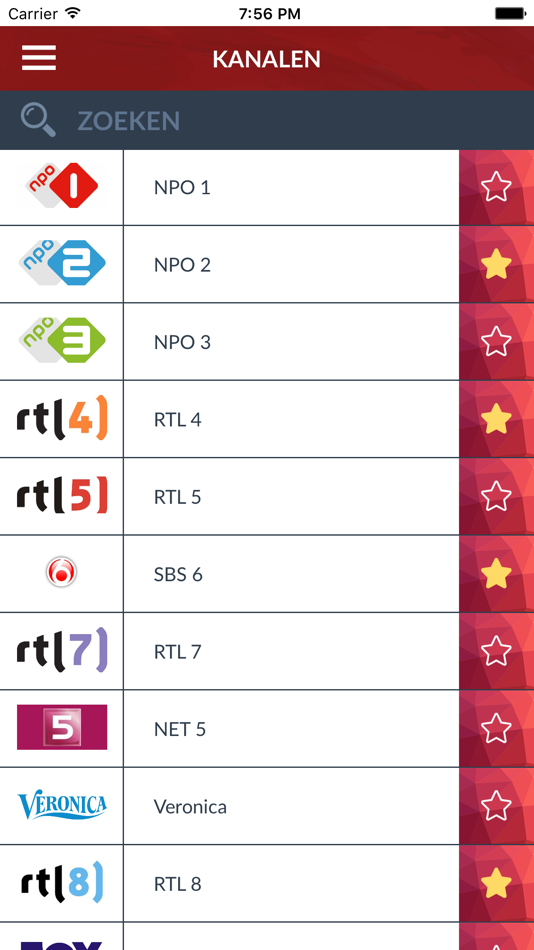 TV-Gids in het Nederlands (NL) - 1.2 - (iOS)