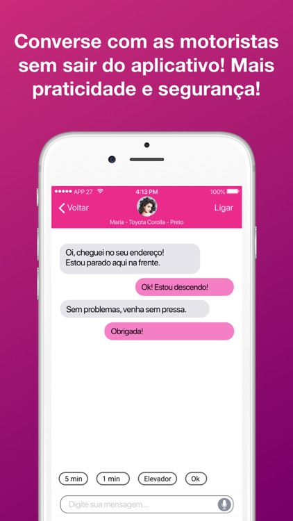 Táxi Rosa para passageiras screenshot-4