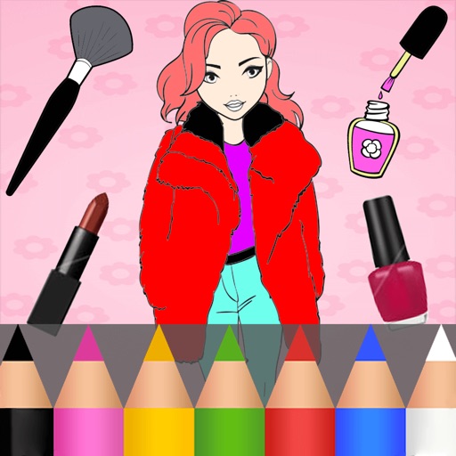 Beauty & Fashion Coloring Book