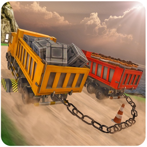 Chained Trucks Stunt City iOS App