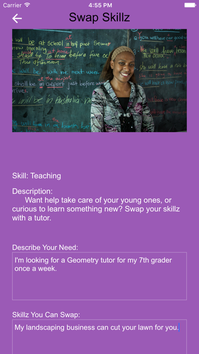 Screenshot #3 pour SKILLZ | Bartering App