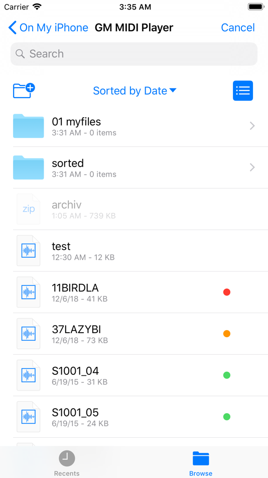 #3. GM MIDI Player (iOS) 由: Jens Guell