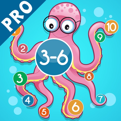 Underwater math game for children age 3-6: Learn the numbers 1-10 for kindergarten, preschool or nursery school! icon