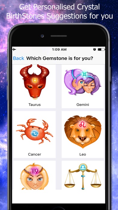 Chakra Birthstones Crystals Astrology Horoscope screenshot 2