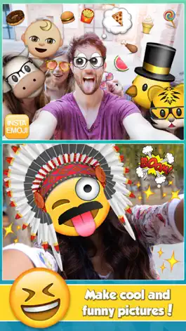 Game screenshot Insta Emoji Photo Editor apk