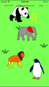 Zoo Animal Movin Coloring Book screenshot #1 for iPhone