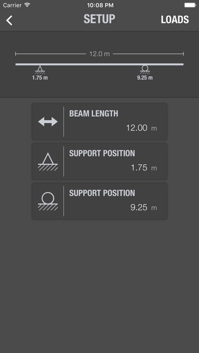 Screenshot #1 pour Shear & Moment Diagrams