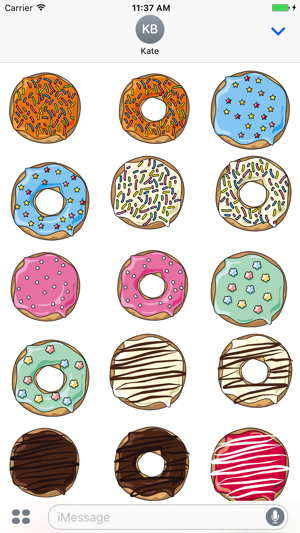 Delicious Donut Stickers(圖2)-速報App