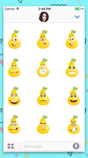瘋狂的梨：動畫貼紙(圖2)-速報App