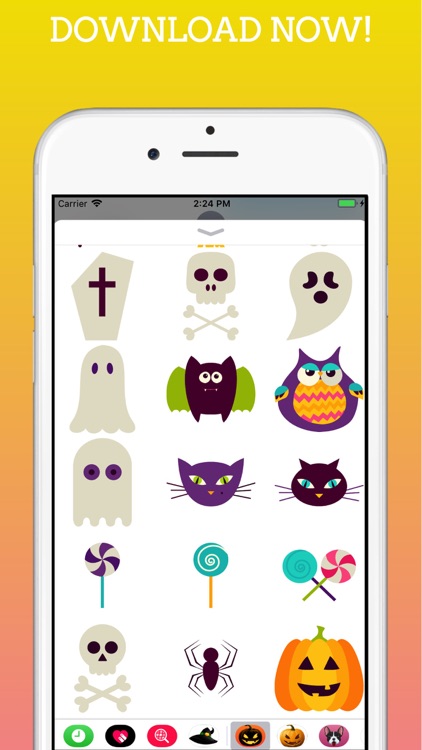 HalloMoji Emojis Keyboard screenshot-4