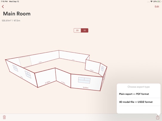 PlanKit - Floor plan creator iPad app afbeelding 1