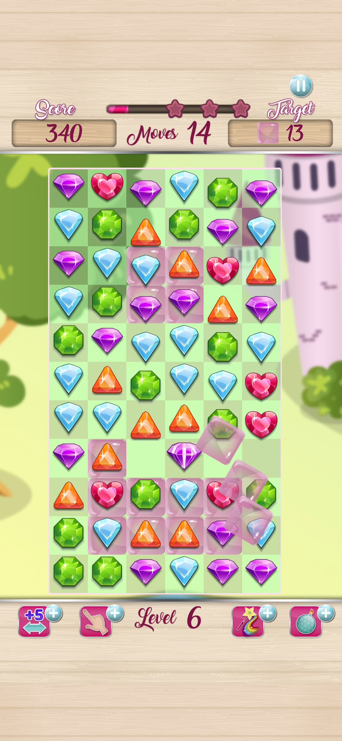 Jewels Princess Crush Mania screenshot 6
