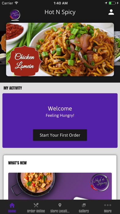 Hot N Spicy Order Online Screenshot 1 - AppWisp.com Hot N Spicy Order Online Screenshot 1 - AppWisp.com