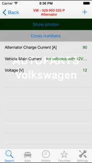 autoparts for volkswagen iphone screenshot 2