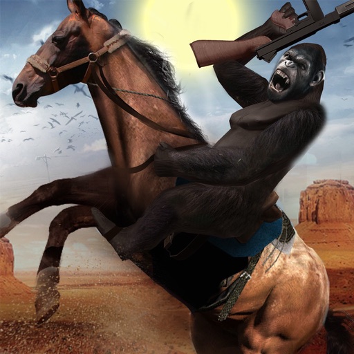 Wild West Cowboy Vs Gorilla