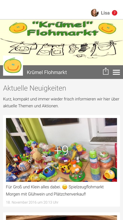 Krümel Flohmarkt