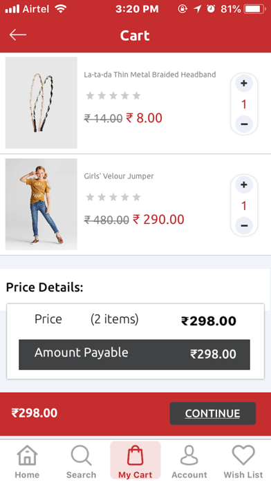 Fashion PriceMantra screenshot 4