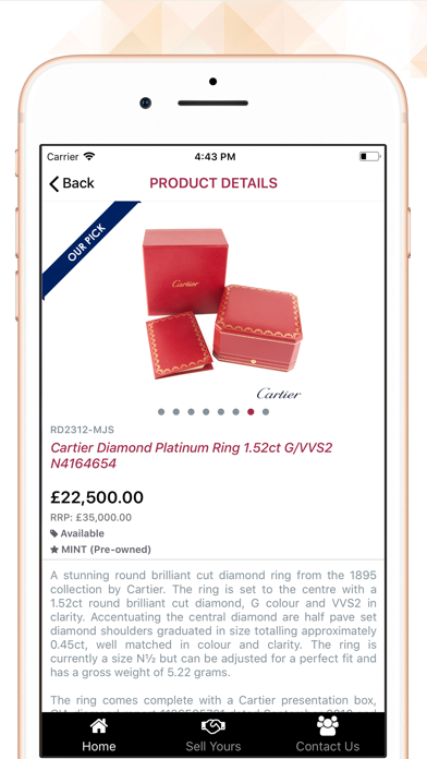 Rich Diamonds iPhone screenshot 2 - Lifestyle app