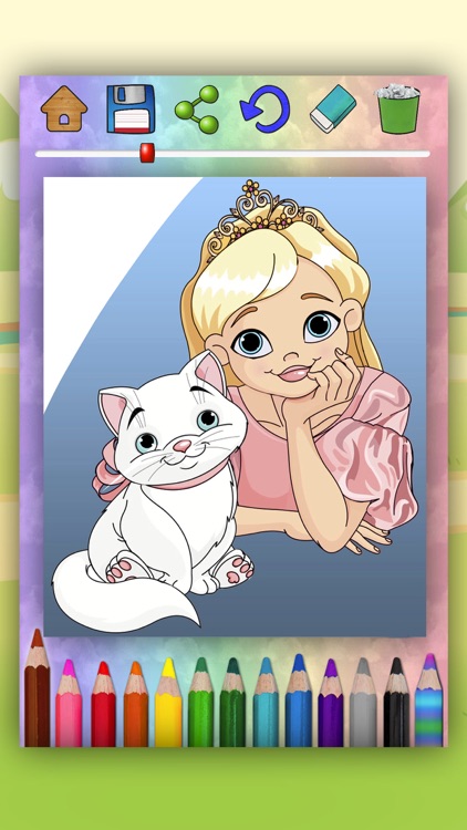 Magic Princess - Coloring Book screenshot-4