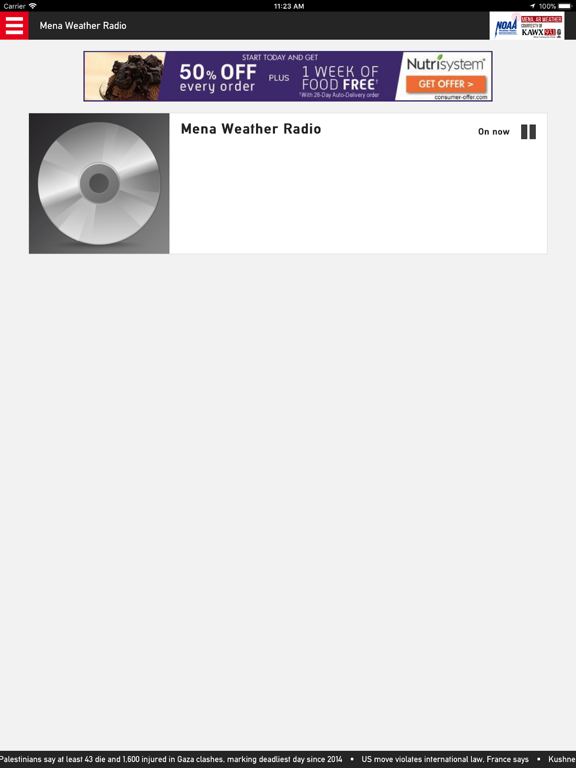 Screenshot #4 pour Mena Weather Radio