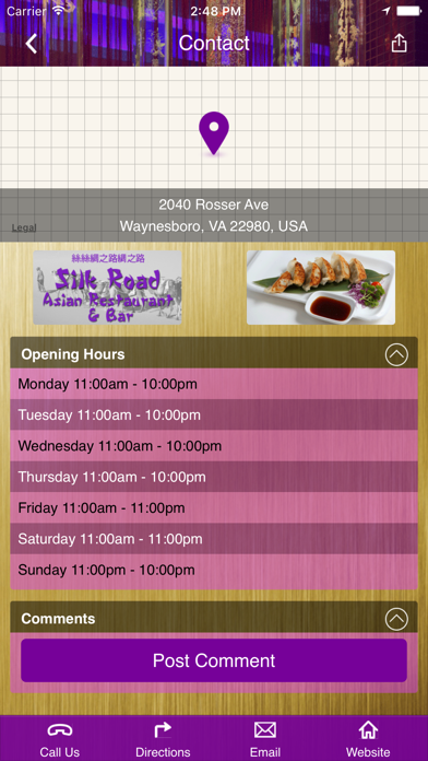 Screenshot #3 pour Silk Road Asian Restaurant & Bar