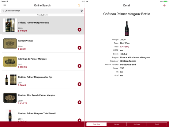 Screenshot #5 pour Wine Cellar Database