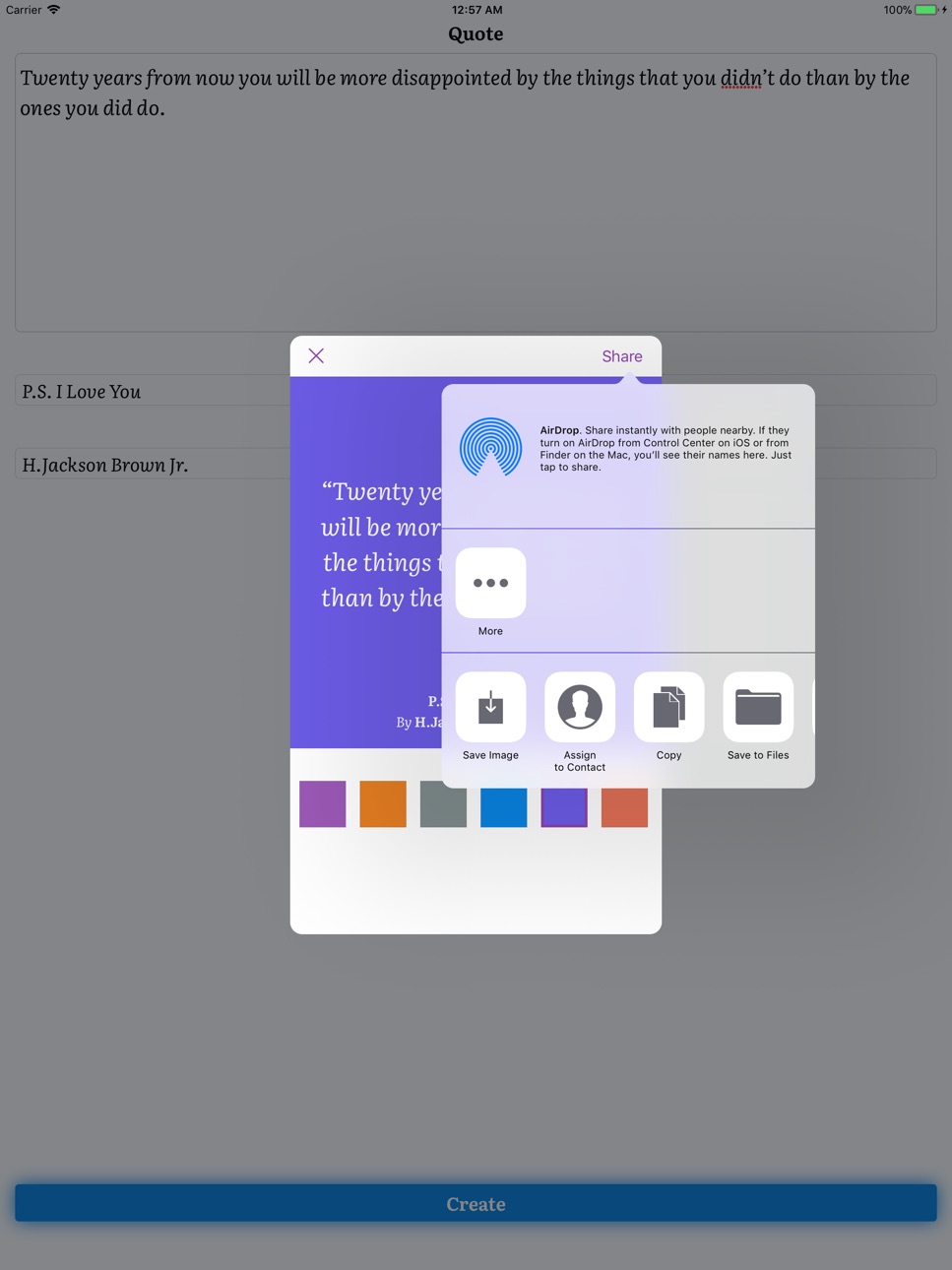iPad screenshot