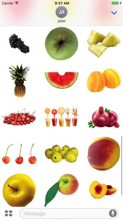 Fruits Pack for iMessage