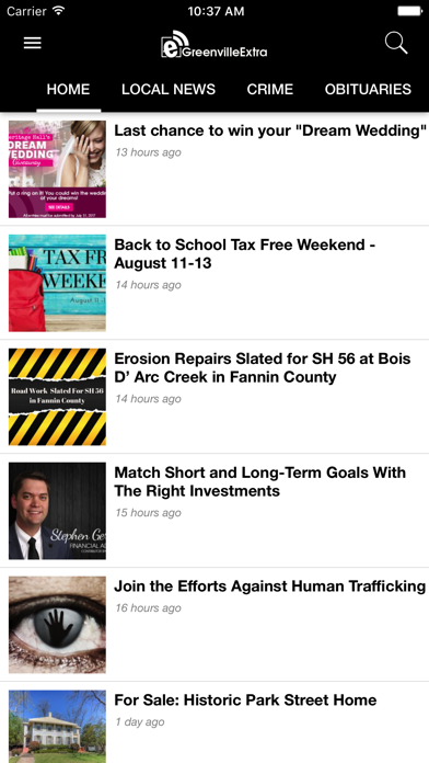 eGreenvilleExtra Screenshot 2 - AppWisp.com eGreenvilleExtra Screenshot 2 - AppWisp.com