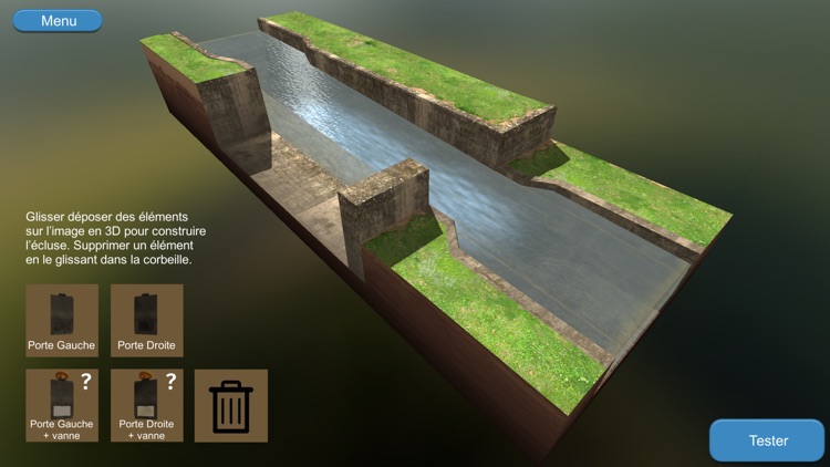 Construire une écluse